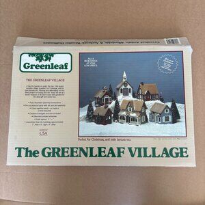Dollhouse Miniatures Vintage 1:48 Scale Greenleaf Village Kit #8016 New open Box